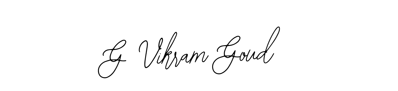 How to make G Vikram Goud signature? Bearetta-2O07w is a professional autograph style. Create handwritten signature for G Vikram Goud name. G Vikram Goud signature style 12 images and pictures png