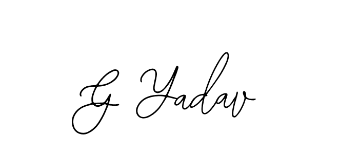 You can use this online signature creator to create a handwritten signature for the name G Yadav. This is the best online autograph maker. G Yadav signature style 12 images and pictures png