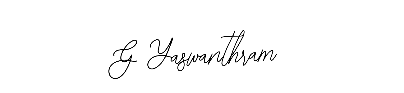 Once you've used our free online signature maker to create your best signature Bearetta-2O07w style, it's time to enjoy all of the benefits that G Yaswanthram name signing documents. G Yaswanthram signature style 12 images and pictures png