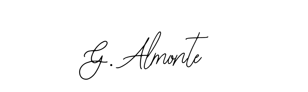 The best way (Bearetta-2O07w) to make a short signature is to pick only two or three words in your name. The name G. Almonte include a total of six letters. For converting this name. G. Almonte signature style 12 images and pictures png