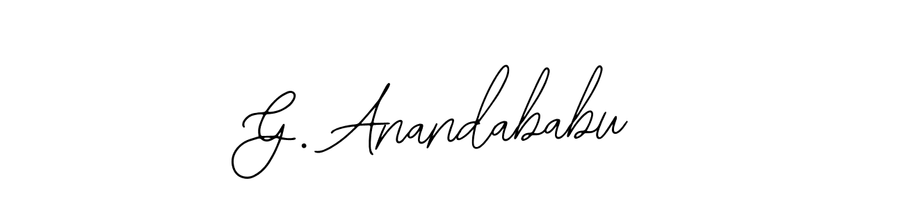 You can use this online signature creator to create a handwritten signature for the name G. Anandababu. This is the best online autograph maker. G. Anandababu signature style 12 images and pictures png