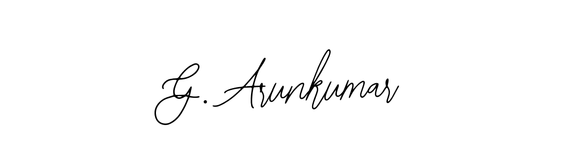 How to make G. Arunkumar signature? Bearetta-2O07w is a professional autograph style. Create handwritten signature for G. Arunkumar name. G. Arunkumar signature style 12 images and pictures png