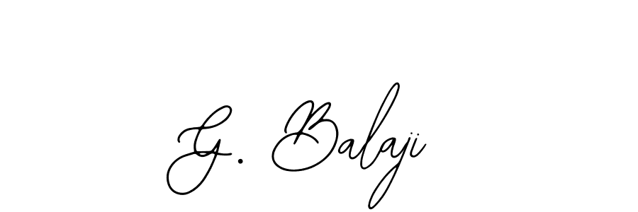 G. Balaji stylish signature style. Best Handwritten Sign (Bearetta-2O07w) for my name. Handwritten Signature Collection Ideas for my name G. Balaji. G. Balaji signature style 12 images and pictures png