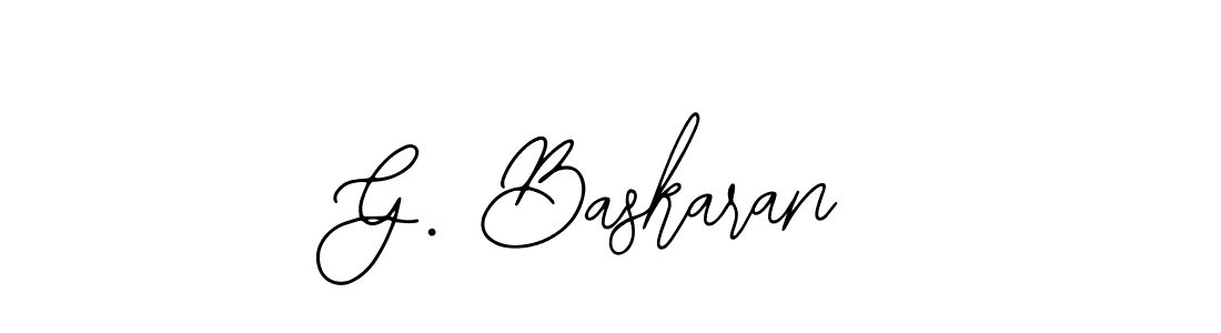 Bearetta-2O07w is a professional signature style that is perfect for those who want to add a touch of class to their signature. It is also a great choice for those who want to make their signature more unique. Get G. Baskaran name to fancy signature for free. G. Baskaran signature style 12 images and pictures png