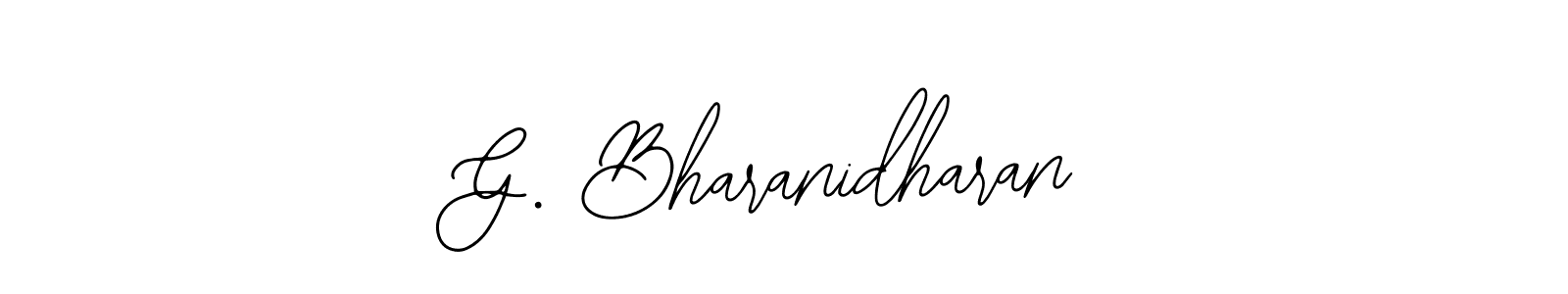 Design your own signature with our free online signature maker. With this signature software, you can create a handwritten (Bearetta-2O07w) signature for name G. Bharanidharan. G. Bharanidharan signature style 12 images and pictures png