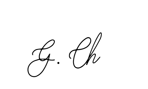 G. Ch stylish signature style. Best Handwritten Sign (Bearetta-2O07w) for my name. Handwritten Signature Collection Ideas for my name G. Ch. G. Ch signature style 12 images and pictures png