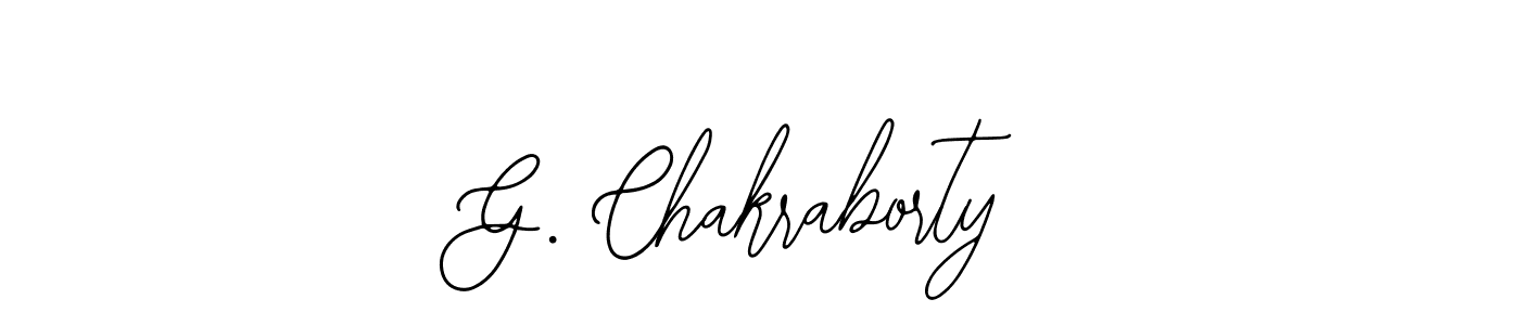 Design your own signature with our free online signature maker. With this signature software, you can create a handwritten (Bearetta-2O07w) signature for name G. Chakraborty. G. Chakraborty signature style 12 images and pictures png