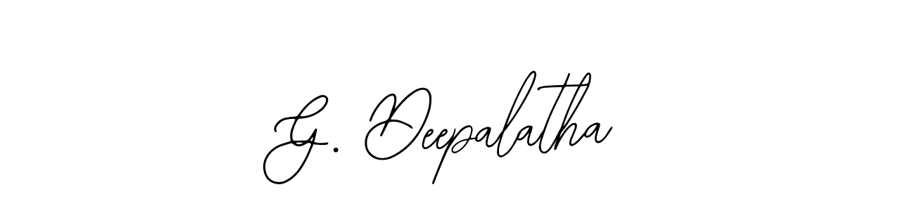 Make a beautiful signature design for name G. Deepalatha. Use this online signature maker to create a handwritten signature for free. G. Deepalatha signature style 12 images and pictures png