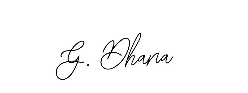 The best way (Bearetta-2O07w) to make a short signature is to pick only two or three words in your name. The name G. Dhana include a total of six letters. For converting this name. G. Dhana signature style 12 images and pictures png