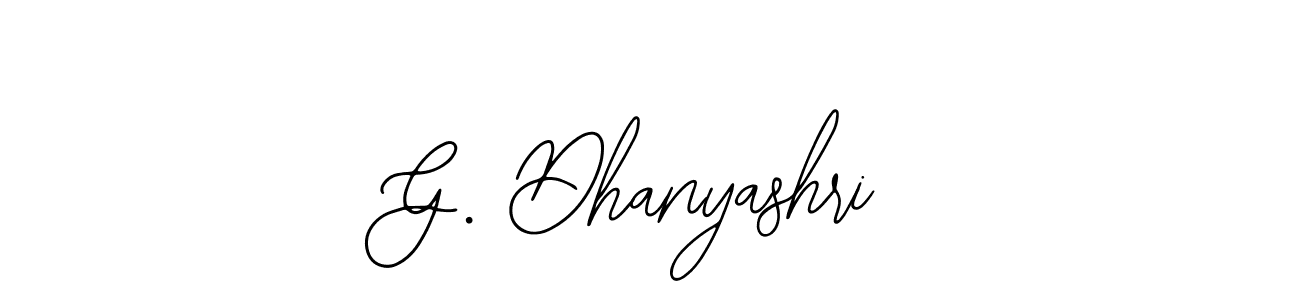 See photos of G. Dhanyashri official signature by Spectra . Check more albums & portfolios. Read reviews & check more about Bearetta-2O07w font. G. Dhanyashri signature style 12 images and pictures png