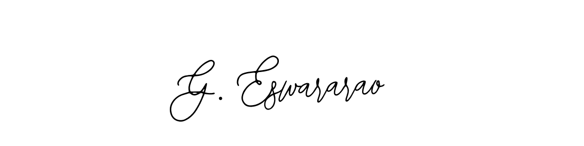 You should practise on your own different ways (Bearetta-2O07w) to write your name (G. Eswararao) in signature. don't let someone else do it for you. G. Eswararao signature style 12 images and pictures png