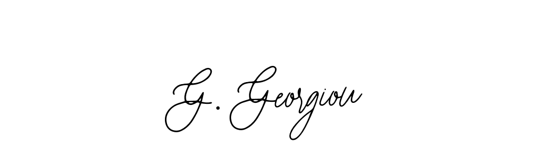 Use a signature maker to create a handwritten signature online. With this signature software, you can design (Bearetta-2O07w) your own signature for name G. Georgiou. G. Georgiou signature style 12 images and pictures png