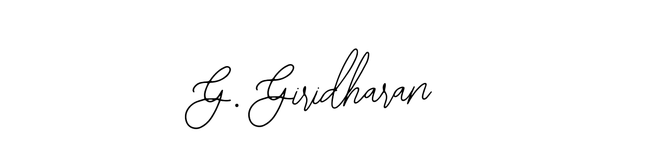 How to make G. Giridharan signature? Bearetta-2O07w is a professional autograph style. Create handwritten signature for G. Giridharan name. G. Giridharan signature style 12 images and pictures png