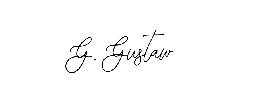 The best way (Bearetta-2O07w) to make a short signature is to pick only two or three words in your name. The name G. Gustaw include a total of six letters. For converting this name. G. Gustaw signature style 12 images and pictures png