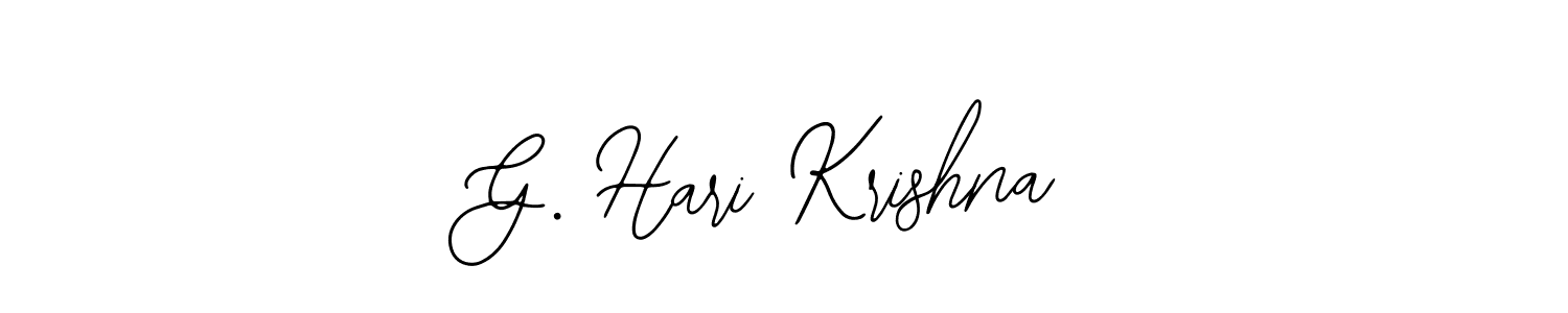 You should practise on your own different ways (Bearetta-2O07w) to write your name (G. Hari Krishna) in signature. don't let someone else do it for you. G. Hari Krishna signature style 12 images and pictures png