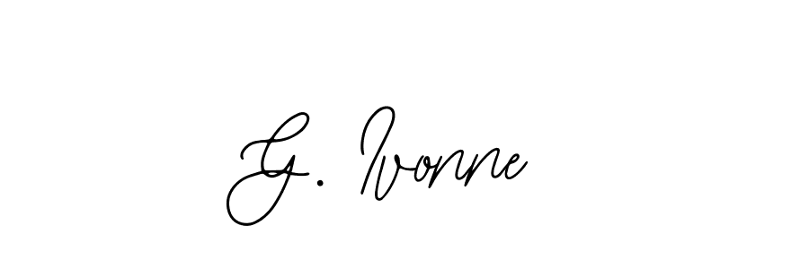 Also we have G. Ivonne name is the best signature style. Create professional handwritten signature collection using Bearetta-2O07w autograph style. G. Ivonne signature style 12 images and pictures png