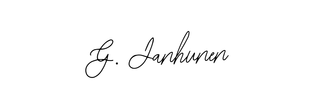 Also You can easily find your signature by using the search form. We will create G. Janhunen name handwritten signature images for you free of cost using Bearetta-2O07w sign style. G. Janhunen signature style 12 images and pictures png