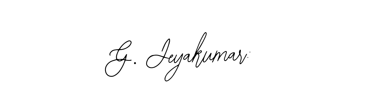 Once you've used our free online signature maker to create your best signature Bearetta-2O07w style, it's time to enjoy all of the benefits that G. Jeyakumar: name signing documents. G. Jeyakumar: signature style 12 images and pictures png