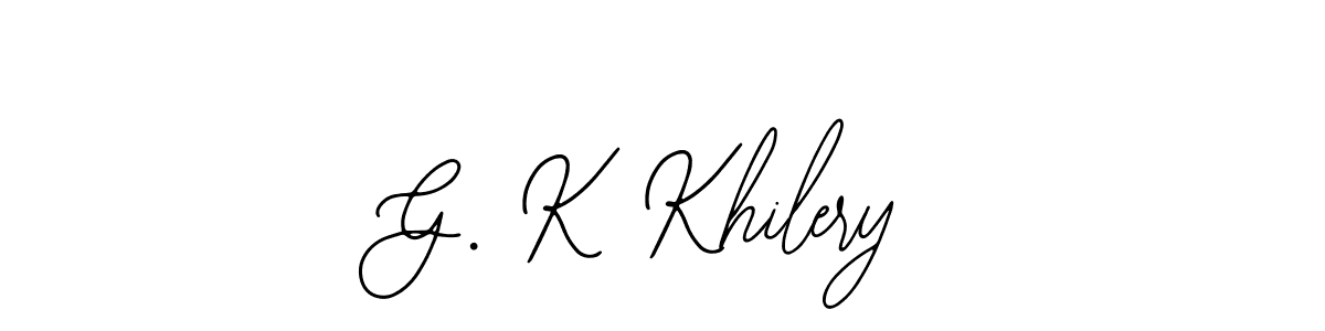 Best and Professional Signature Style for G. K Khilery. Bearetta-2O07w Best Signature Style Collection. G. K Khilery signature style 12 images and pictures png
