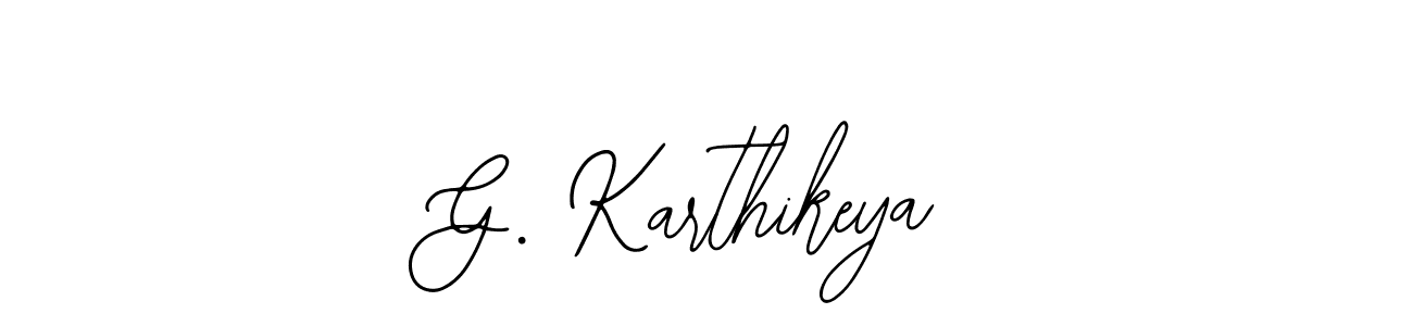 if you are searching for the best signature style for your name G. Karthikeya. so please give up your signature search. here we have designed multiple signature styles  using Bearetta-2O07w. G. Karthikeya signature style 12 images and pictures png