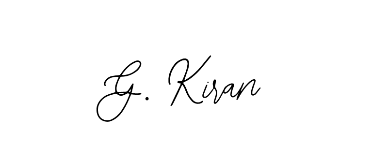 Make a beautiful signature design for name G. Kiran. With this signature (Bearetta-2O07w) style, you can create a handwritten signature for free. G. Kiran signature style 12 images and pictures png