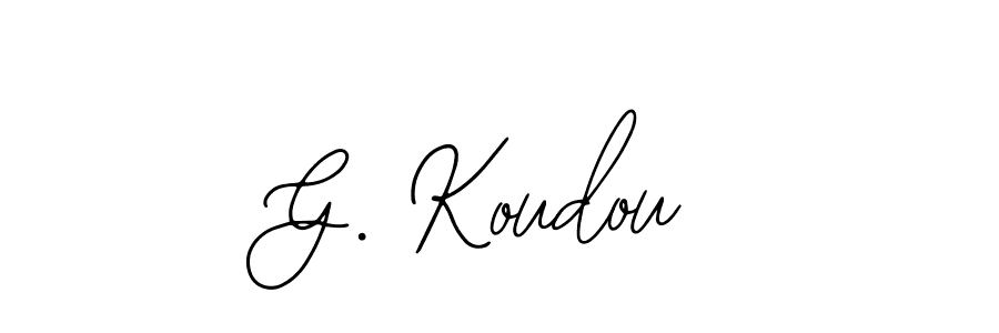 Create a beautiful signature design for name G. Koudou. With this signature (Bearetta-2O07w) fonts, you can make a handwritten signature for free. G. Koudou signature style 12 images and pictures png