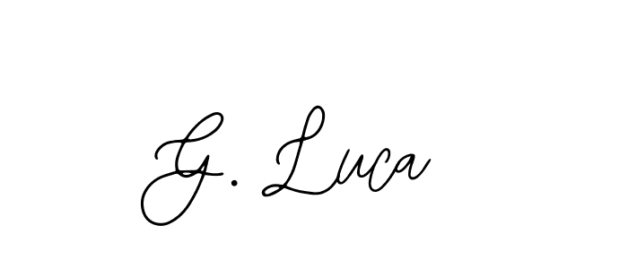 G. Luca stylish signature style. Best Handwritten Sign (Bearetta-2O07w) for my name. Handwritten Signature Collection Ideas for my name G. Luca. G. Luca signature style 12 images and pictures png