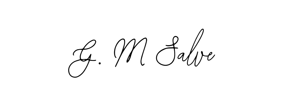 if you are searching for the best signature style for your name G. M Salve. so please give up your signature search. here we have designed multiple signature styles  using Bearetta-2O07w. G. M Salve signature style 12 images and pictures png