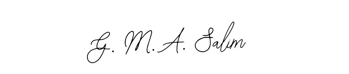 G. M. A. Salim stylish signature style. Best Handwritten Sign (Bearetta-2O07w) for my name. Handwritten Signature Collection Ideas for my name G. M. A. Salim. G. M. A. Salim signature style 12 images and pictures png