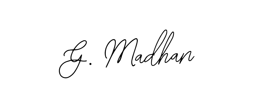 Create a beautiful signature design for name G. Madhan. With this signature (Bearetta-2O07w) fonts, you can make a handwritten signature for free. G. Madhan signature style 12 images and pictures png