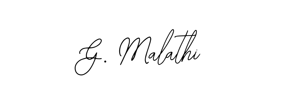 Bearetta-2O07w is a professional signature style that is perfect for those who want to add a touch of class to their signature. It is also a great choice for those who want to make their signature more unique. Get G. Malathi name to fancy signature for free. G. Malathi signature style 12 images and pictures png