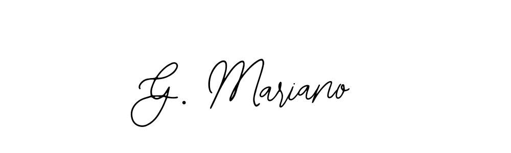 Make a short G. Mariano signature style. Manage your documents anywhere anytime using Bearetta-2O07w. Create and add eSignatures, submit forms, share and send files easily. G. Mariano signature style 12 images and pictures png