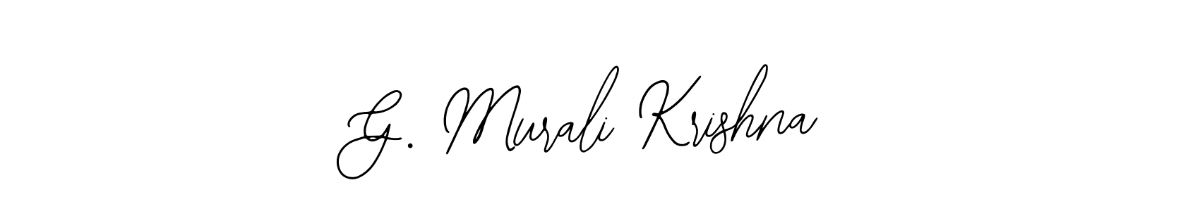Also You can easily find your signature by using the search form. We will create G. Murali Krishna name handwritten signature images for you free of cost using Bearetta-2O07w sign style. G. Murali Krishna signature style 12 images and pictures png