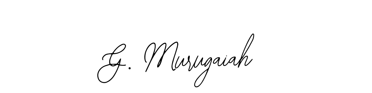 if you are searching for the best signature style for your name G. Murugaiah. so please give up your signature search. here we have designed multiple signature styles  using Bearetta-2O07w. G. Murugaiah signature style 12 images and pictures png