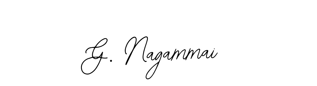 Bearetta-2O07w is a professional signature style that is perfect for those who want to add a touch of class to their signature. It is also a great choice for those who want to make their signature more unique. Get G. Nagammai name to fancy signature for free. G. Nagammai signature style 12 images and pictures png