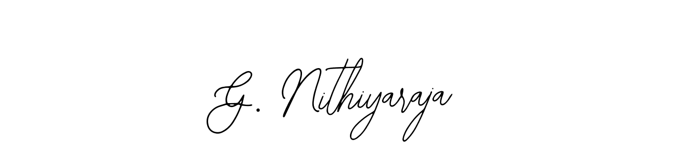 How to Draw G. Nithiyaraja signature style? Bearetta-2O07w is a latest design signature styles for name G. Nithiyaraja. G. Nithiyaraja signature style 12 images and pictures png