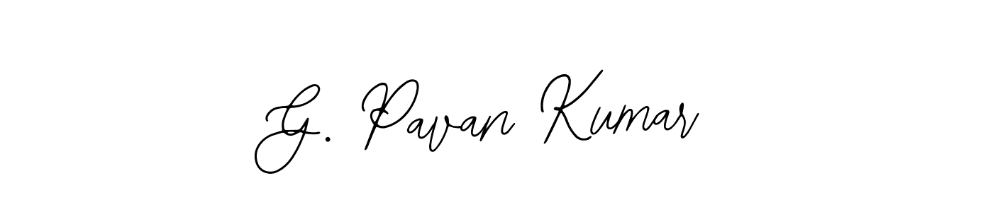 Create a beautiful signature design for name G. Pavan Kumar. With this signature (Bearetta-2O07w) fonts, you can make a handwritten signature for free. G. Pavan Kumar signature style 12 images and pictures png