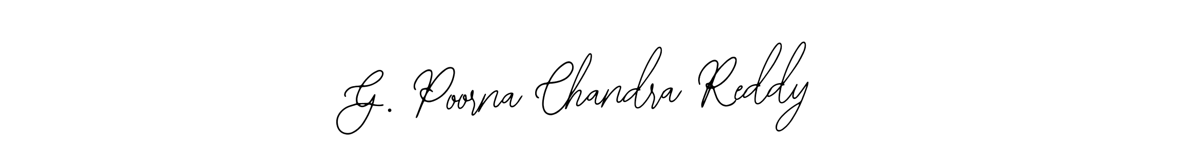 You can use this online signature creator to create a handwritten signature for the name G. Poorna Chandra Reddy. This is the best online autograph maker. G. Poorna Chandra Reddy signature style 12 images and pictures png