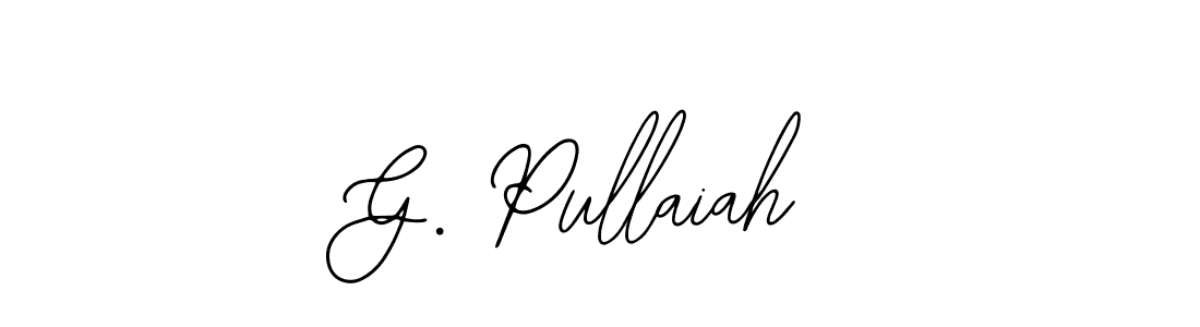 See photos of G. Pullaiah official signature by Spectra . Check more albums & portfolios. Read reviews & check more about Bearetta-2O07w font. G. Pullaiah signature style 12 images and pictures png