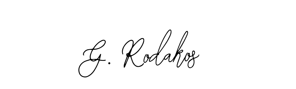 Also we have G. Rodakos name is the best signature style. Create professional handwritten signature collection using Bearetta-2O07w autograph style. G. Rodakos signature style 12 images and pictures png