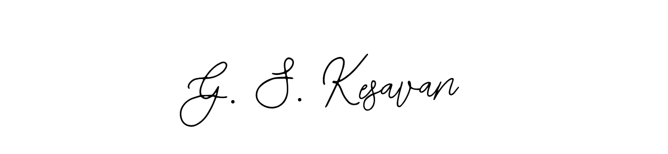 Also we have G. S. Kesavan name is the best signature style. Create professional handwritten signature collection using Bearetta-2O07w autograph style. G. S. Kesavan signature style 12 images and pictures png