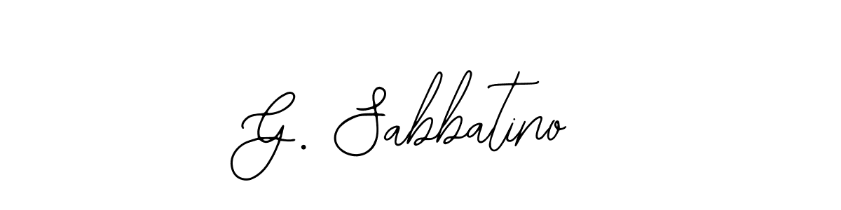 How to Draw G. Sabbatino signature style? Bearetta-2O07w is a latest design signature styles for name G. Sabbatino. G. Sabbatino signature style 12 images and pictures png