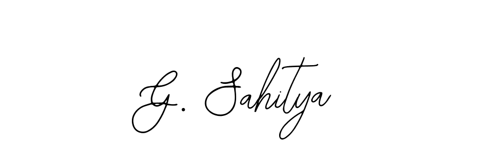 How to Draw G. Sahitya signature style? Bearetta-2O07w is a latest design signature styles for name G. Sahitya. G. Sahitya signature style 12 images and pictures png