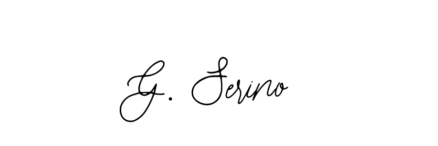 Also we have G. Serino name is the best signature style. Create professional handwritten signature collection using Bearetta-2O07w autograph style. G. Serino signature style 12 images and pictures png