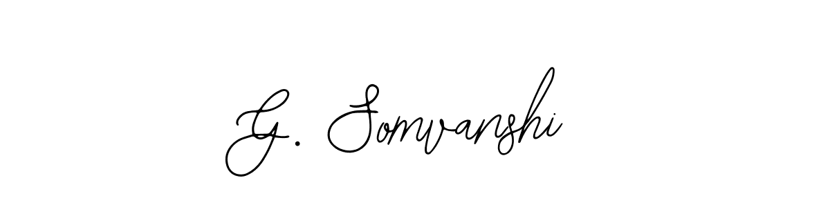 Create a beautiful signature design for name G. Somvanshi. With this signature (Bearetta-2O07w) fonts, you can make a handwritten signature for free. G. Somvanshi signature style 12 images and pictures png