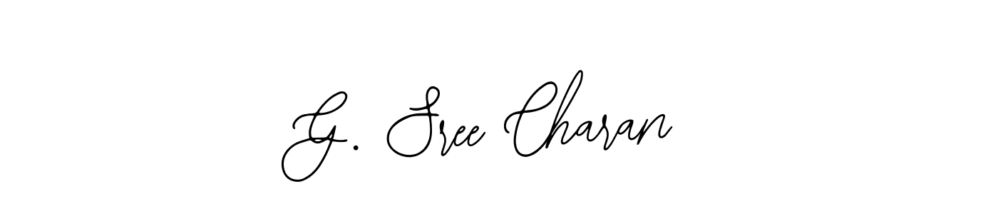 Design your own signature with our free online signature maker. With this signature software, you can create a handwritten (Bearetta-2O07w) signature for name G. Sree Charan. G. Sree Charan signature style 12 images and pictures png