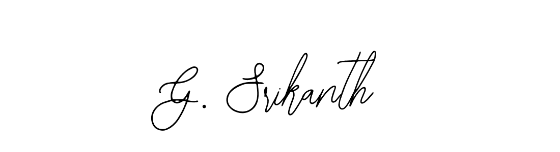 It looks lik you need a new signature style for name G. Srikanth. Design unique handwritten (Bearetta-2O07w) signature with our free signature maker in just a few clicks. G. Srikanth signature style 12 images and pictures png