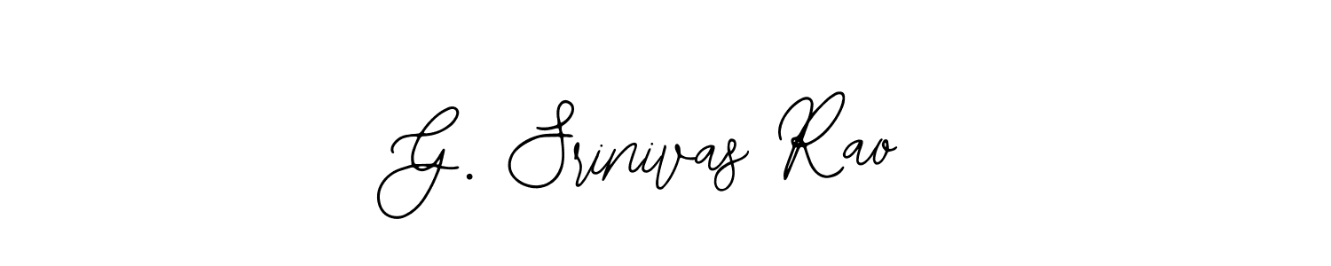 Also we have G. Srinivas Rao name is the best signature style. Create professional handwritten signature collection using Bearetta-2O07w autograph style. G. Srinivas Rao signature style 12 images and pictures png