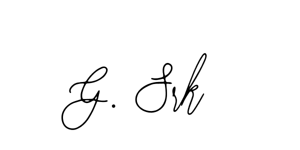 It looks lik you need a new signature style for name G. Srk. Design unique handwritten (Bearetta-2O07w) signature with our free signature maker in just a few clicks. G. Srk signature style 12 images and pictures png