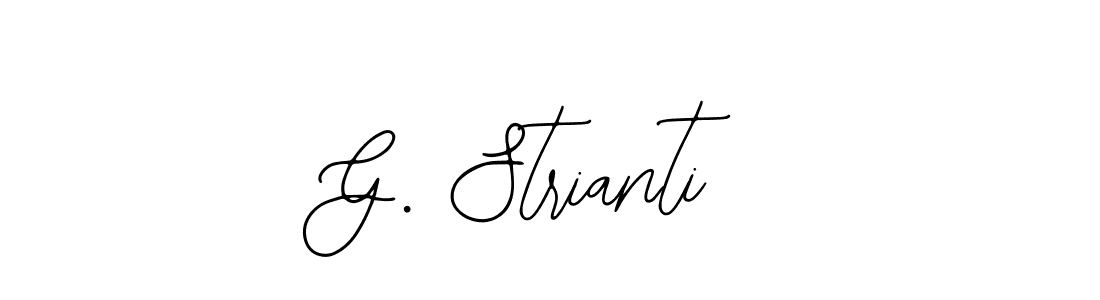 Design your own signature with our free online signature maker. With this signature software, you can create a handwritten (Bearetta-2O07w) signature for name G. Strianti. G. Strianti signature style 12 images and pictures png